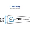 image:imageAvery HeavyDuty View 3 Ring Binder 1 One Touch EZD Rings 275Sheet Capacity 14 Inch Wide Spine Great for Home School Supplies Office or Organization Needs 1 White Binder 791994