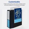 image:imageAvery HeavyDuty View 3 Ring Binder 1 One Touch EZD Rings 275Sheet Capacity 14 Inch Wide Spine Great for Home School Supplies Office or Organization Needs 1 White Binder 791995