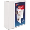 image:imageAvery HeavyDuty View 3 Ring Binder 1 One Touch EZD Rings 275Sheet Capacity 14 Inch Wide Spine Great for Home School Supplies Office or Organization Needs 1 White Binder 791995