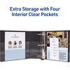 image:imageAvery HeavyDuty View 3 Ring Binder 1 One Touch EZD Rings 275Sheet Capacity 14 Inch Wide Spine Great for Home School Supplies Office or Organization Needs 1 White Binder 791994
