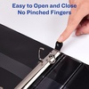 image:imageAvery HeavyDuty View 3 Ring Binder 3 Inch One Touch EZD Rings 670Sheet Capacity 35 Inch Wide Spine 1 Black Binder 796933