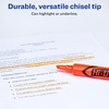 image:imageAvery HiLiter DeskStyle Highlighters Smear Safe Ink Chisel Tip 12 Fluorescent Orange Highlighters 240501 Count Pack of 1