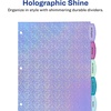 image:imageAvery Luxe Collection Holographic Big Tab Fashion Dividers for 3 Ring Binders 5 Tab Set Confetti Pattern 1 Set 249291 Set