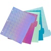 image:imageAvery Luxe Collection Holographic Big Tab Fashion Dividers for 3 Ring Binders 5 Tab Set Confetti Pattern 1 Set 249291 Set