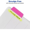 image:imageAvery Margin Ultra Tabs 25 x 1 2Side Writable Assorted Colors 24 Repositionable Page Tabs 74768Assorted Neon