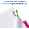 image:imageAvery Margin Ultra Tabs 25 x 1 2Side Writable Assorted Colors 24 Repositionable Page Tabs 74768Assorted Neon