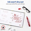 image:imageAvery Marks A Lot Permanent Markers Large DeskStyle Size Chisel Tip Water and Wear Resistant 12 Red Markers 0888712 Count Pack of 12