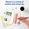 image:imageAvery Marks A Lot Permanent Markers Large DeskStyle Size Chisel Tip Water and Wear Resistant 12 Red Markers 0888712 Count Pack of 12