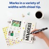 image:imageAvery MarksALot Large DeskStyle Chisel Tip Value Pack 36 Black Permanent Markers are perfect for signs and posters 98206