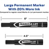 image:imageAvery MarksALot Large DeskStyle Chisel Tip Value Pack 36 Black Permanent Markers are perfect for signs and posters 98206