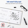 image:imageAvery MarksALot Regular DeskStyle Size Chisel Tip 12 Black Permanent Markers are perfect for signs and posters 07888Black