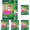 image:imageAvery Printable Labels with Sure Feed 2 x 4 Assorted Neon Colors Green Magenta and Yellow Removable Adhesive Laser amp Inkjet Compatible 120 Blank Labels Total 6481Assorted