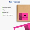 image:imageAvery Printable Labels with Sure Feed 313 x 4 Assorted Neon Colors Green Magenta and Yellow Removable Adhesive Laser amp Inkjet Compatible 72 Blank Labels Total 64823 13 x 4