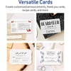 image:imageAvery Printable Rectangle Flourished Edge Postcards 35 x 5 Textured Matte White Laser amp Inkjet Compatible 200 Total Great for Product Branding Marketing and More40 Cards