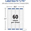image:imageAvery Printable Return Address Labels with Sure Feed Technology 23 x 134 White Laser amp Inkjet Compatible 600 Blank Labels Total Great for Mailing Branding and More 1829423 x 134