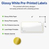 image:imageAvery Printable Shipping Labels 2 x 4 Glossy White with Gold Double Border Florals Design Permanent Adhesive Laser amp Inkjet Compatible 10 Total Great for Shipping Branding and WeddingsGreen Florals With Gold Dots