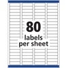 image:imageAvery Removable ID Labels Sure Feed Technology 05 x 175 5 Packs 6467