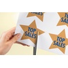image:imageAvery SelfAdhesive Removable Laser Id Labels White 85 x 11 inches 25 per Pack 6465One Size