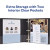 image:imageAvery Showcase Standard View 3 Ring Binder 15 Slant Rings 375Sheet Capacity 21 Inch Wide Spine 1 White Binder Ideal for Lightweight Organization and Occasional Referencing 1965115 Pack of 2