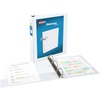 image:imageAvery Showcase Standard View 3 Ring Binder 15 Slant Rings 375Sheet Capacity 21 Inch Wide Spine 1 White Binder Ideal for Lightweight Organization and Occasional Referencing 1965115