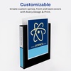 image:imageAvery Showcase Standard View 3 Ring Binder 15 Slant Rings 375Sheet Capacity 21 Inch Wide Spine 1 White Binder Ideal for Lightweight Organization and Occasional Referencing 1965115