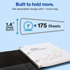 image:imageAvery Standard 3 Ring Binder 1 Round Rings 175Sheet Capacity 14 Inch Wide Spine 1 Blue Binder Ideal for Lightweight Organization and Occasional Referencing 033000