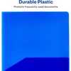 image:imageAvery Translucent Two Pocket Folder Water Resistant Holds up to 20 Sheets 1 Blue Folder 47811Multi
