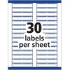 image:imageAvery TrueBlock File Folder Labels 23 x 3716 1500 Printable Labels WhiteBlue Permanent 576623 inches x 3716 inches