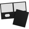image:imageAvery Two Pocket Folders Holds up to 40 Sheets Business Card Slot 25 Black Folders 47988125 folders