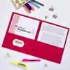 image:imageAvery Two Pocket Folders Holds up to 40 Sheets Business Card Slot 25 Red Folders 47989Red