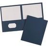 image:imageAvery Two Pocket Folders Holds up to 40 Sheets Business Card Slot Ideal for Portfolios Presentations and School Dark Blue 25 per Box 125 Total 5 Packs of 4798540 folders