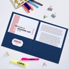 image:imageAvery Two Pocket Folders Holds up to 40 Sheets Business Card Slot Ideal for Portfolios Presentations and School Dark Blue 25 per Box 125 Total 5 Packs of 4798540 folders