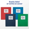 image:imageAvery Two Pocket Folders Holds up to 40 Sheets Business Card Slot Ideal for Portfolios Presentations and School Dark Blue 25 per Box 125 Total 5 Packs of 47985125 folders