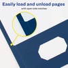 image:imageAvery Two Pocket Folders Holds up to 40 Sheets Business Card Slot Ideal for Portfolios Presentations and School Dark Blue 25 per Box 125 Total 5 Packs of 4798540 folders
