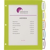 image:imageAvery Ultralast Big Tab Plastic Dividers for 3 Ring Binders 5Tab Set Multicolor with White Labels 1 Set 24900Multicolor