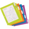 image:imageAvery Ultralast Big Tab Plastic Dividers for 3 Ring Binders 5Tab Set Multicolor with White Labels 1 Set 24900Multicolor