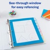 image:imageAvery Ultralast Big Tab Plastic Dividers for 3 Ring Binders 5Tab Set Multicolor with White Labels 1 Set 24900Multicolor