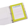 image:imageAvery Ultralast Big Tab Plastic Dividers for 3 Ring Binders 5Tab Set Multicolor with White Labels 1 Set 24900Multicolor