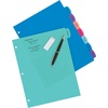 image:imageAvery Write amp Erase Dividers for 3 Ring Binders 8 Tabs per Set Multicolor Big Tabs Pastels Binder Dividers Great for Organizing Reports Projects and More 162718 tab