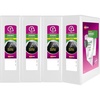image:imageAvery 3 Ring Binder 3 Inch Slant Rings Durable View White Binder for Home Office or School Use 4 Pack 170303