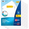 image:imageAvery Big Tab Printable White Label Dividers for 3 Ring Binders 8 Tabs per Set White Great for Office Supplies School Supplies Organizing and More 4 Sets of 144334 Sets