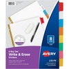 image:imageAvery Big Tab Write amp Erase Dividers for 3 Ring Binders 8Tab Set Multicolor Divider Tabs 1 Set of Binder Dividers Great for Organizing Projects Reports Finances and More 230798 Tab
