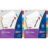image:imageAvery Big Tab Write amp Erase Dividers for 3 Ring Binders 8Tab Set Multicolor Divider Tabs 1 Set of Binder Dividers Great for Organizing Projects Reports Finances and More 230798 Tab Pack of 2
