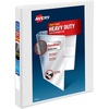 image:imageAvery HeavyDuty View 3 Ring Binder 1 One Touch EZD Rings 275Sheet Capacity 14 Inch Wide Spine Great for Home School Supplies Office or Organization Needs 1 White Binder 791991