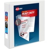 image:imageAvery HeavyDuty View 3 Ring Binder 2 One Touch EZD Rings 540Sheet Capacity 28 Inch Wide Spine Great for Home School Supplies Office or Organization Needs 1 White Binder 79192