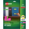 image:imageAvery Printable Labels Sure Feed Technology 1 x 258 Assorted Neon Colors Green Magenta and Yellow Removable Adhesive Laser amp Inkjet Compatible 360 Blank Labels Total 64791H x 2 58W