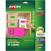 image:imageAvery Printable Labels with Sure Feed 2 x 4 Assorted Neon Colors Green Magenta and Yellow Removable Adhesive Laser amp Inkjet Compatible 120 Blank Labels Total 6481Assorted