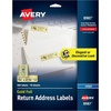 image:imageAvery Printable Return Address Labels 075 x 225 Gold Foil 300 Blank Mailing Labels 08987300 Labels