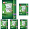 image:imageAvery SelfAdhesive Removable Laser Id Labels White 85 x 11 inches 25 per Pack 6465One Size Pack of 5