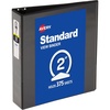 image:imageAvery Standard View 3 Ring Binder 2 Round Rings 375Sheet Capacity 28 Inch Wide Spine 1 Black Binder Ideal for Lightweight Organization and Occasional Referencing 057302